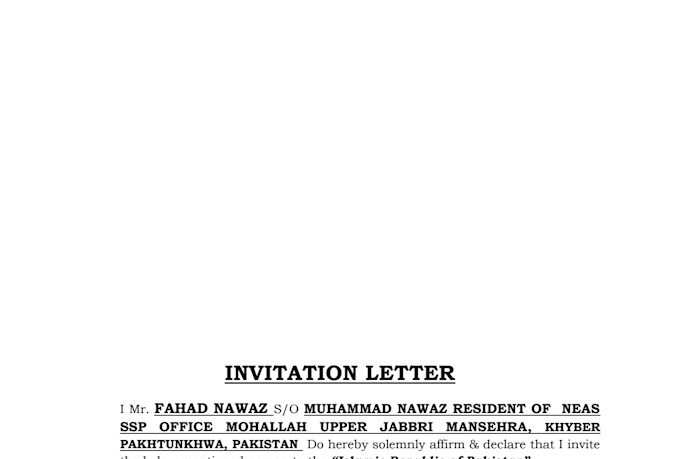 write legal affidavits and documents on pakistani stamp paper for overseas